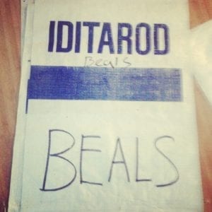 An Empty Iditarod Drop Bag waiting to be filled