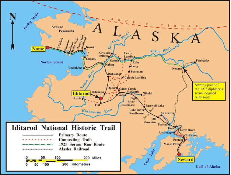 The Historic Iditarod Trail | Turning Heads Kennel