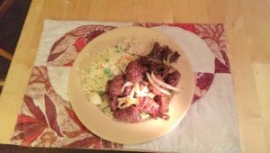 Peking in Seward generously donated their Mongolian Beef to our Iditarod Drop Bags