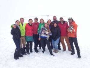 Running A Remote Glacier Dog Sledding Tour And Camp 2 Our 2014 Staff BBQ on Godwin Glacier