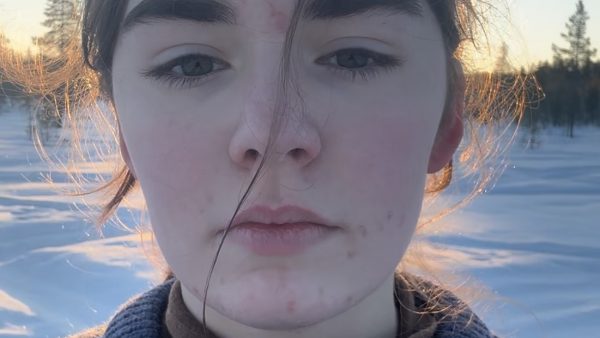 Sarah Zulinke 2025 Turning Heads Kennel glacier dog sledding guide on Godwin glacier