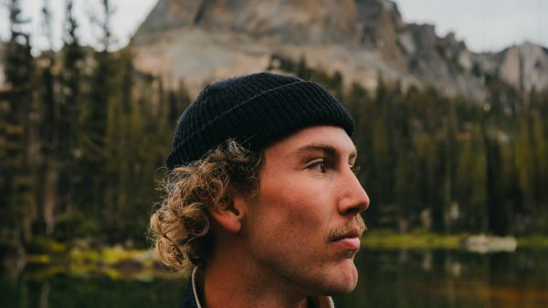 Carson Olmsted works in the office at Seward Helicopter Tours & Turning Heads Kennel